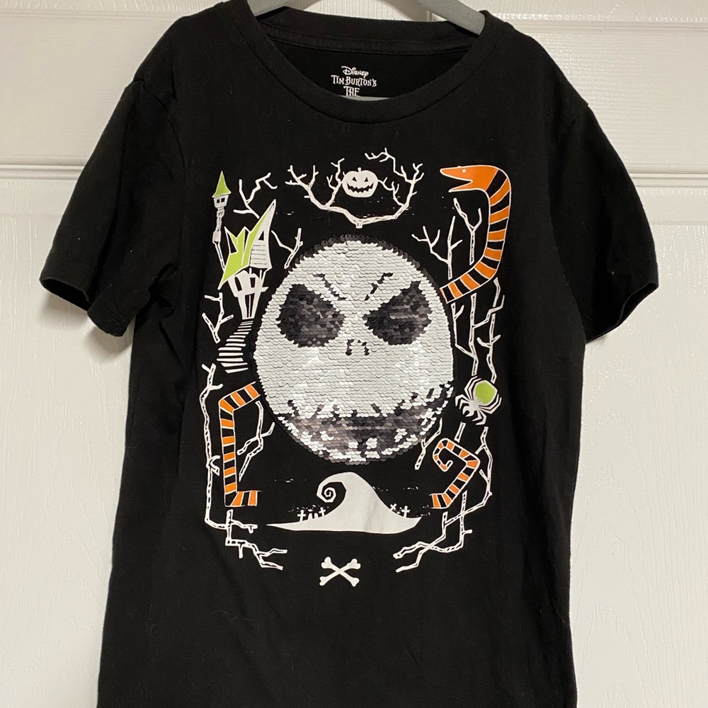 Disney Tim Burton the Nightmare Before Halloween Shirt Size Medium
